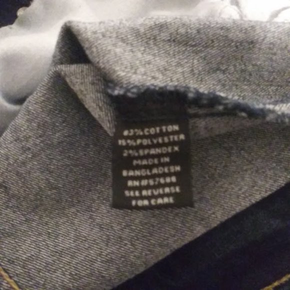 New Look women's size L dark wash jean jacket - Picture 12 of 13